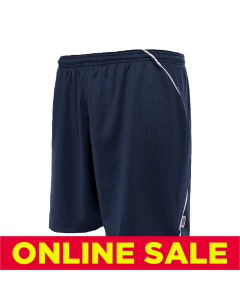 Plain Navy & White Milan PE Shorts