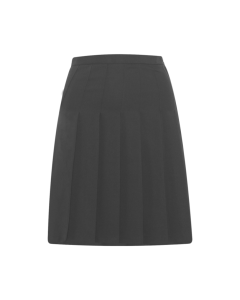 Plain Steel Grey Designer Pleated Skirt