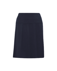 Plain Navy Junior Pleated Skirt