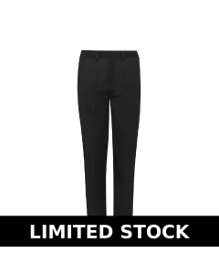 Plain Black Junior Boys' Trousers