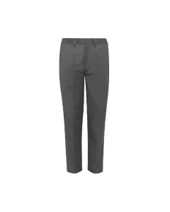 Plain Grey Junior Boys Pull On Trousers