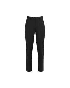 Plain Black Senior Boys Slim Fit Trousers