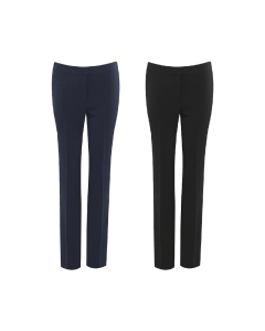 Plain Senior Girls Slim Fit Trousers