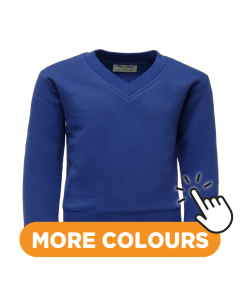 Plain V Neck Sweatshirt