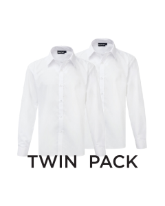 Plain White Boys' Long Sleeve Shirt
