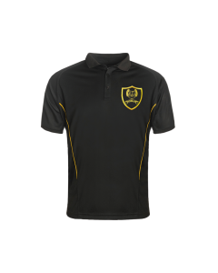 Black & Gold Boys PE Polo Shirt