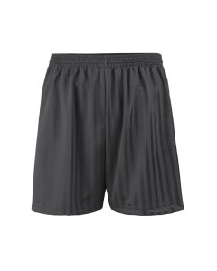 Plain Black PE Shadow Shorts