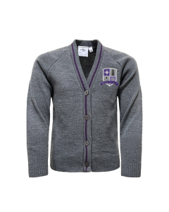 Grey & Purple Cardigan