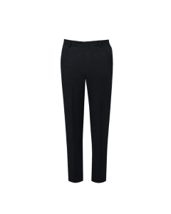 Plain Black Boys' Elasticated Sturdy Fit Trousers