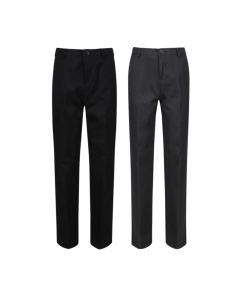 Plain Junior Boys' Regular Fit Trousers