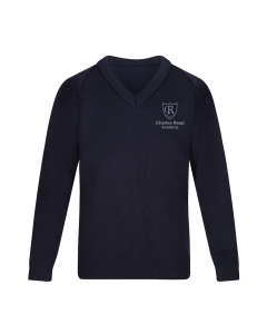 Navy V-Neck Jumper