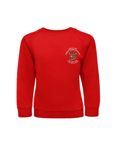 Red Crew Neck Sweatshirt