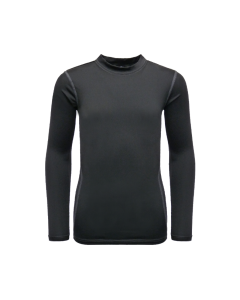 Plain Black PE Thermal Base Layer Top