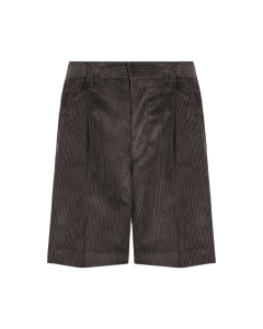 Plain Grey Boys Cord Shorts