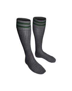 1 Pack Plain Grey & Bottle Long Socks