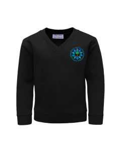 Black V-Neck Sweatshirt (Yr 6 only)