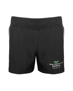 Black & Silver Girls PE Shorts