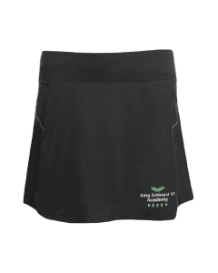 Black & Silver Girls PE Skort