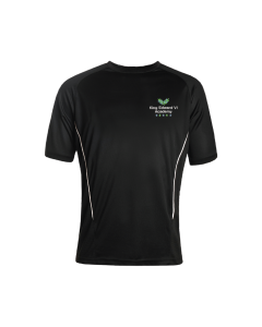 Black & White Boys' PE Training T-Shirt