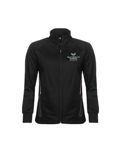 Black & White Girls' PE Full Zip Training Top