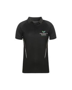 Black & White Girls' PE Polo Shirt