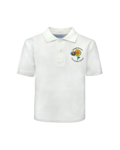 Staff White Polo Shirt