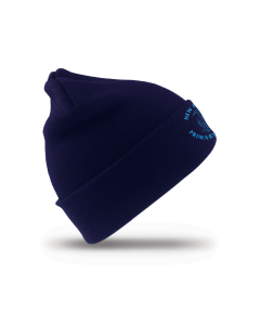 Navy Junior Knitted Hat