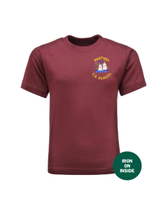 Burgundy PE T Shirt