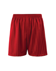 Plain Red PE Shadow Shorts