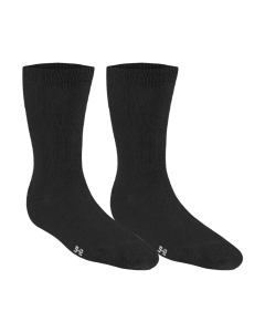 3 Pack Plain Black Cotton Rich Ankle Socks