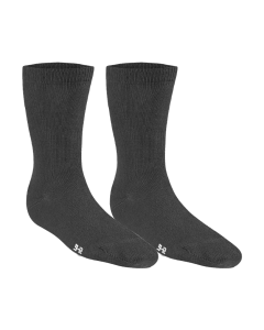 3 Pack Plain Grey Cotton Rich Ankle Socks