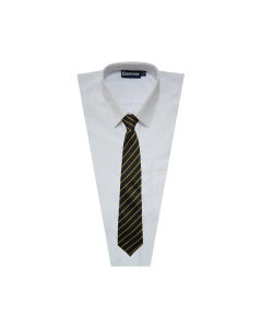 TI-063 Black & Gold Clip On Tie