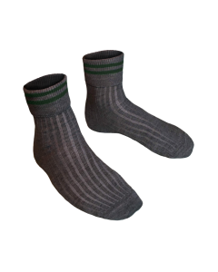 1 Pack Plain Grey & Bottle Ankle Socks