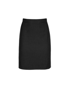 Plain Black Straight Skirt