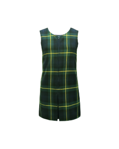 Green Tartan Pinafore Dress