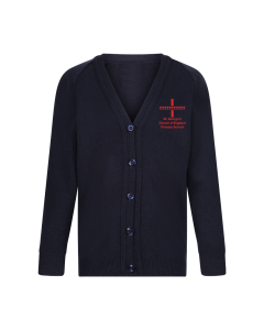 Navy Knitted Cardigan