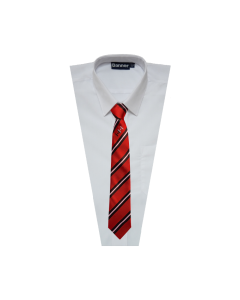 TI-100 Red, Black & White 52" Tie