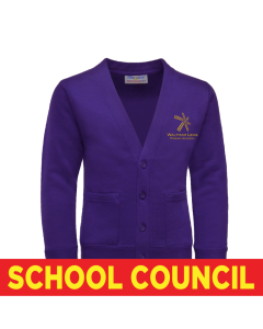 School Council Purple Cardigan