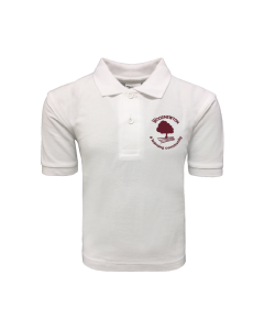 Staff White Polo Shirt