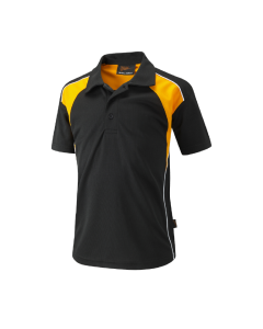 Black & Amber Boys PE Polo Shirt