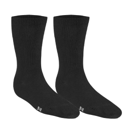3 Pack Plain Black Cotton Rich Ankle Socks
