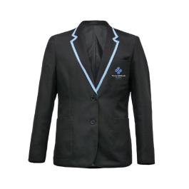 Black Blazer with contrast trim