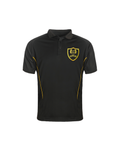 Black & Gold Boys' PE Polo Shirt