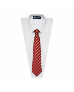 TI-165 Red & Gold 45" Striped Tie