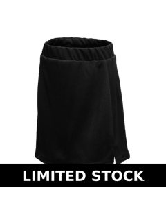 Plain Black Girls' PE Skort