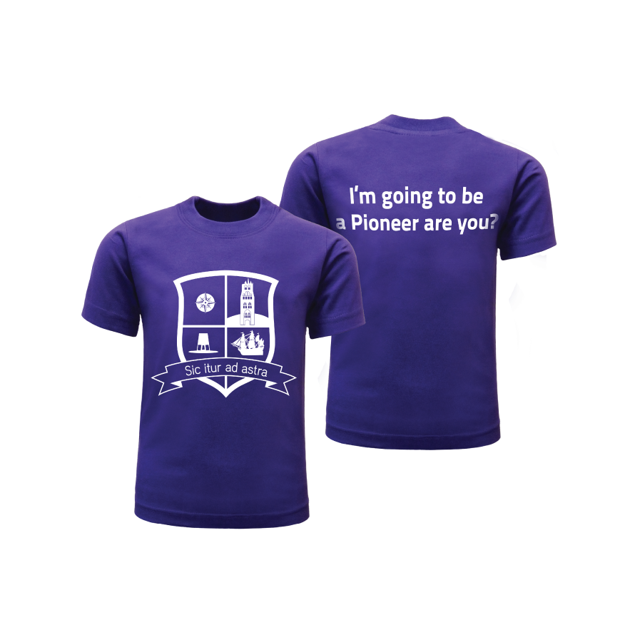 Purple pe t shirt clearance