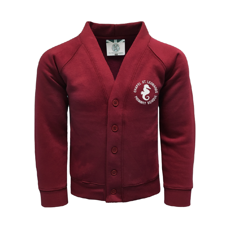 Maroon school cardigan sale
