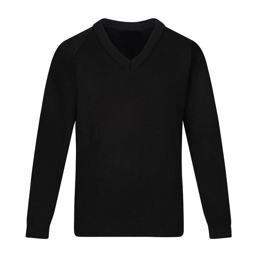 V Neck Long Sleeve Black Jumper V-neck Jumper Black Ladies H&M