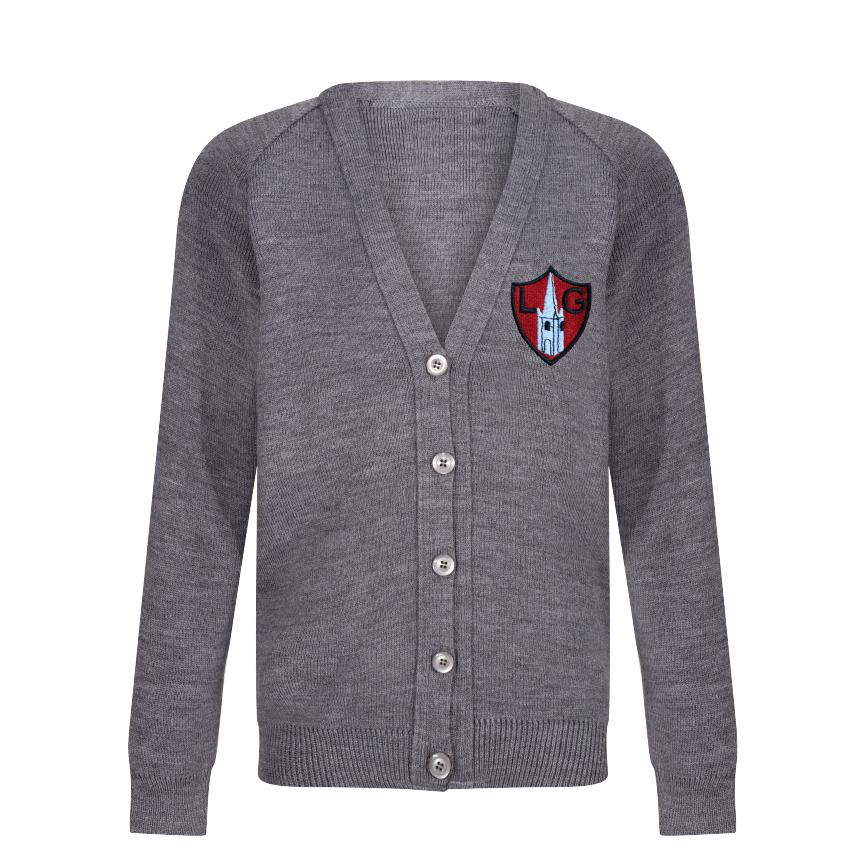 Grey Knitted Cardigan