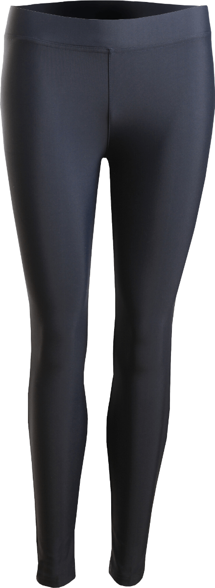 Plain Navy Silver Girls PE Leggings
